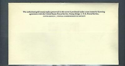 VEGAS - 1990 First Day Cover Golden Replica Sandy Hook, NJ Lighthouse - FG107