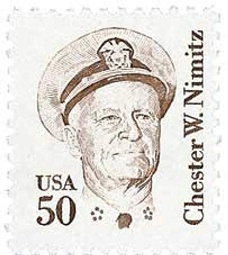 1980-1985 Chester W Nimitz Single 50c Postage Stamp - Scott 1869 - MNH,OG