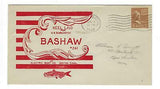 VEGAS - 1942 Submarine USS Bashaw Keel Laid Cover - Groton, CT - FF110