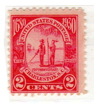 1930 Carolina-Charleston Single 2c Postage Stamp - Scott683 - MNH,OG