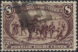 VEGAS - 1898 8c Trans-Mississippi! - Scott289 - No Significant Flaws!