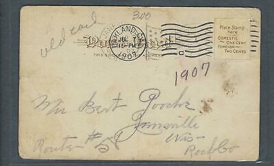 VEGAS - Posted 1907 San Francisco Earthquake City Hall Postcard - FK179