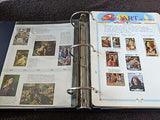 VEGAS - Art History On Stamps Home Made Presentation Album M&U Stamps ~98 Photos
