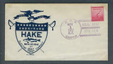 VEGAS - 1941 Submarine USS Hake Keel Laid Streeter Cover - Groton - FJ139