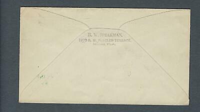 VEGAS - 1934 USS Macon Dirigible Zeppelin 1st Visit To Miami, FL - FG105