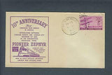 VEGAS - 1944 10th Anniv Streamline Railroad Train Pioneer Zephyr - FG155