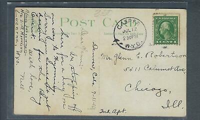 VEGAS - 1916 Mount Morrison, CO - Posted Casper, WY Postcard - FK196
