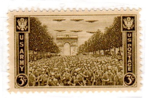 1945 U.S. Army Single 3c Postage Stamp - Scott934- MNH.,OG