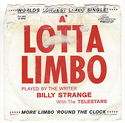 1963 Billy Strange "A Lotta Limbo" - Coliseum Records - Record Is Nice...