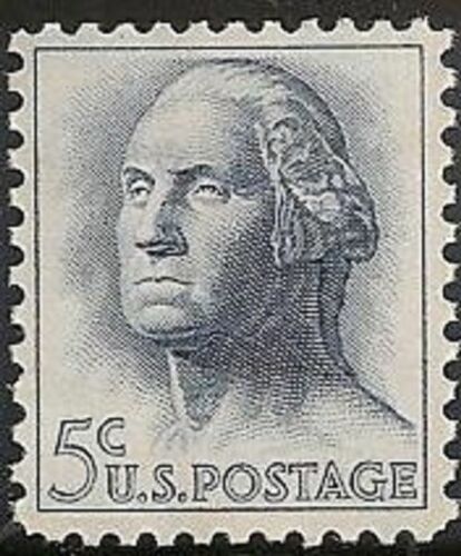 1962 George Washington Single 5c Postage Stamp - MNH, OG - Scott 1213