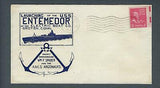 VEGAS - 1945 Submarine USS Entemedor Launch Spader Cover - Groton - FH158