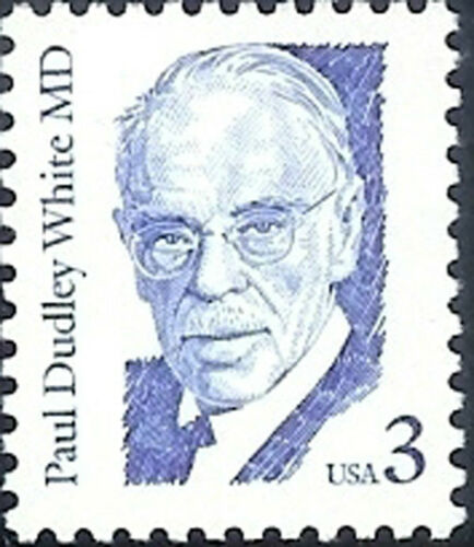 1986 Paul Dudley White Single 3c Postage Stamp - MNH, OG - Scott 2170