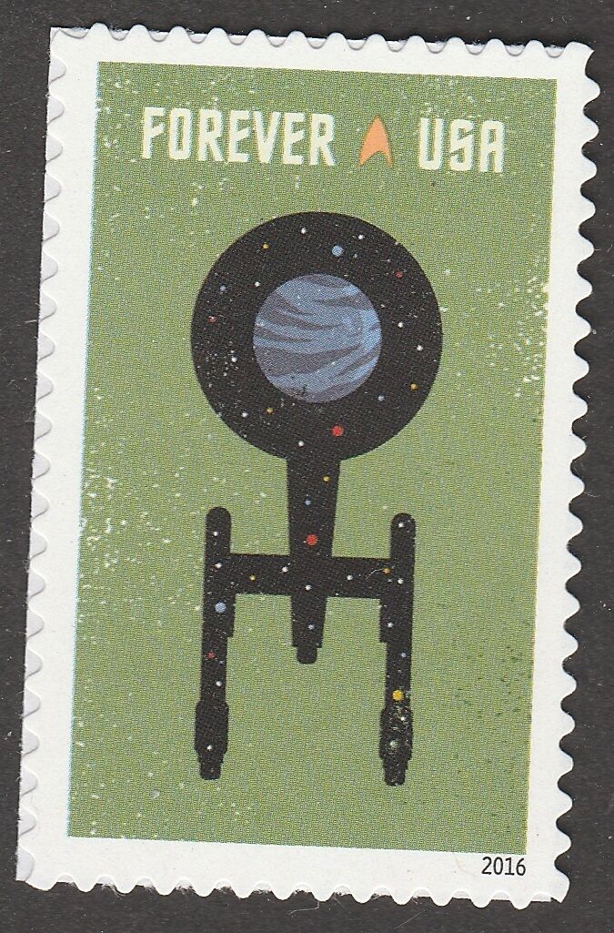 2016 Star Trek 50th Anniversary Single "Forever" Postage Stamp - Scott5134 - DR162c
