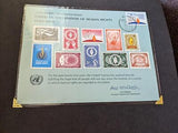 VEGAS - 1970s-80s United Nations UN Homemade Souvenir Card Album ~92 Photos