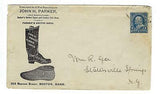 VEGAS - c1890's Parker Shoes & Arctic Socks Ad Cover - FF132