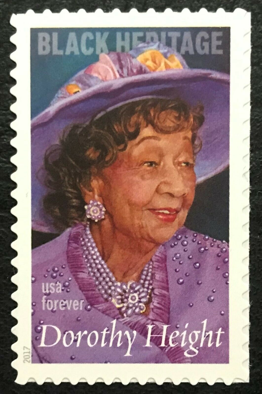 Dorothy Height Black Heritage Single Forever Postage Stamp - MNH, OG - Scott 5171