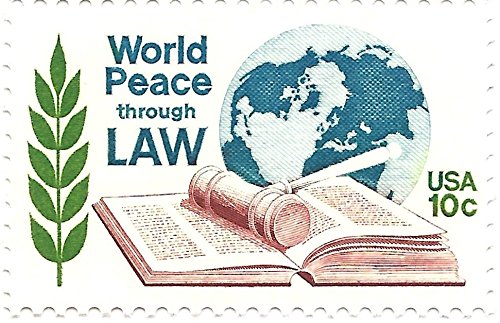 1975 World Peace Through Law Single 10c Postage Stamp - Scott 1576 - MNH,OG
