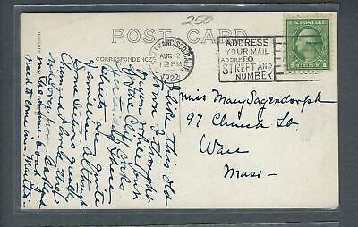 VEGAS - Posted 1922 San Francisco St Francis Hotel Postcard FK181