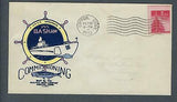 VEGAS - 1943 Submarine USS Bashaw Commission Colored Cover - Groton - FJ170