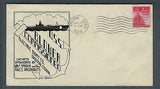VEGAS - 1944 Submarine USS Blower Commission Spader Cover - Groton - FH116