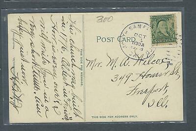 VEGAS - Posted 1908 San Francisco Mission Dolores Postcard - FK186