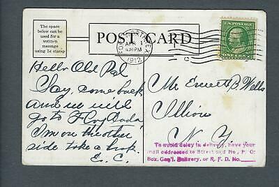 VEGAS - Posted 1912 "Original Texas Steer" Ft Worth, TX Photo Postcard - FE402