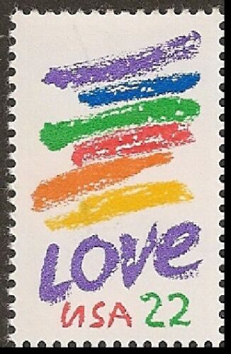 1985 Love Single 22c Postage Stamp - Scott 2143 - MNH, OG - CX881a