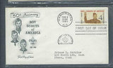 VEGAS - 1960 Boy Scouts of America First Day Cover - Scott 1145 - FK153