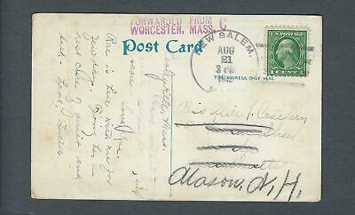 VEGAS - 1910? Posted Orange, MA - Old Masonic Home Forwarded Postcard - FD388