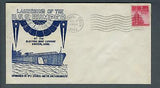 VEGAS - 1944 Submarine USS Bumper Launch Spader Cover - Groton - FH179