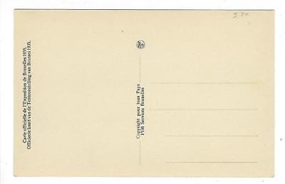 1935 Belgium Photo Postcard - Brussels Exposition (ZZ75)