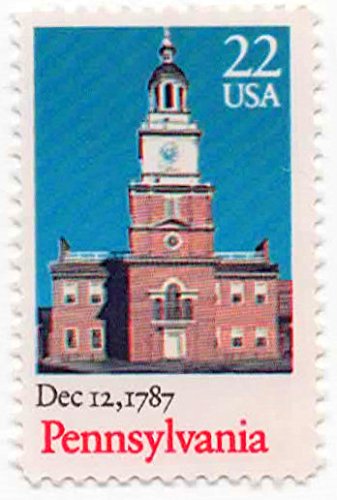 1987 Pennsylvania Statehood Single 22c Postage Stamp - Scott 2337 - MNH,OG