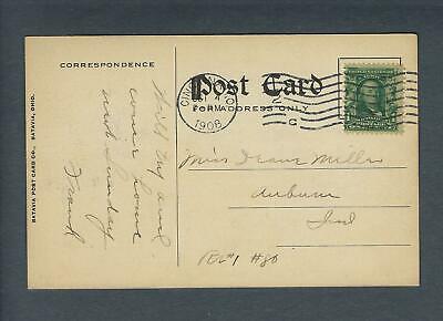 VEGAS - Posted In 1908 University Of Cincinnati Hand Colored Postcard - FE474