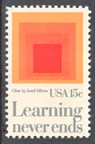 1980 Learning Never Ends Single 15c Postage Stamp - MNH, OG - Scott 1833a