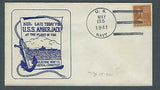 VEGAS - 1941 Submarine USS Amberjack Keel Laid Cover - Groton - FJ176