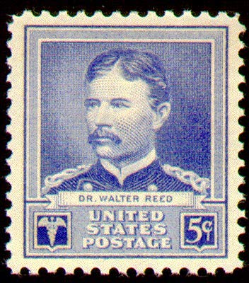 1940 Walter Reed Single 5c Postage Stamp - Scott877 - MNH,OG