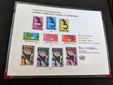 VEGAS - 1970s-80s United Nations UN Homemade Souvenir Card Album ~92 Photos