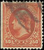 VEGAS - 1894 50c Jefferson - Scott260 -- No Visible WM - Centering!