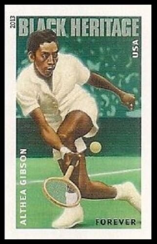 2013 Althea Gibson Single Forever Postage Stamp - Scott 4803 - DR154a
