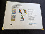 VEGAS - 1970s-80s United Nations UN Homemade Souvenir Card Album ~92 Photos