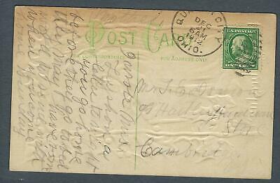 VEGAS - Posted 1912 Santa Claus In Woods With Toys Christmas Postcard - FE492