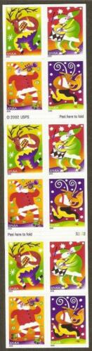 2003 Christmas Holiday Music Makers Booklet Of 20 37c US Postage Stamps - Scott 3824B - DG107