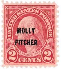 1928 Battle of Monmouth, Molly Pitcher Single 2c Postage Stamp, Scott 646 - MNH,OG