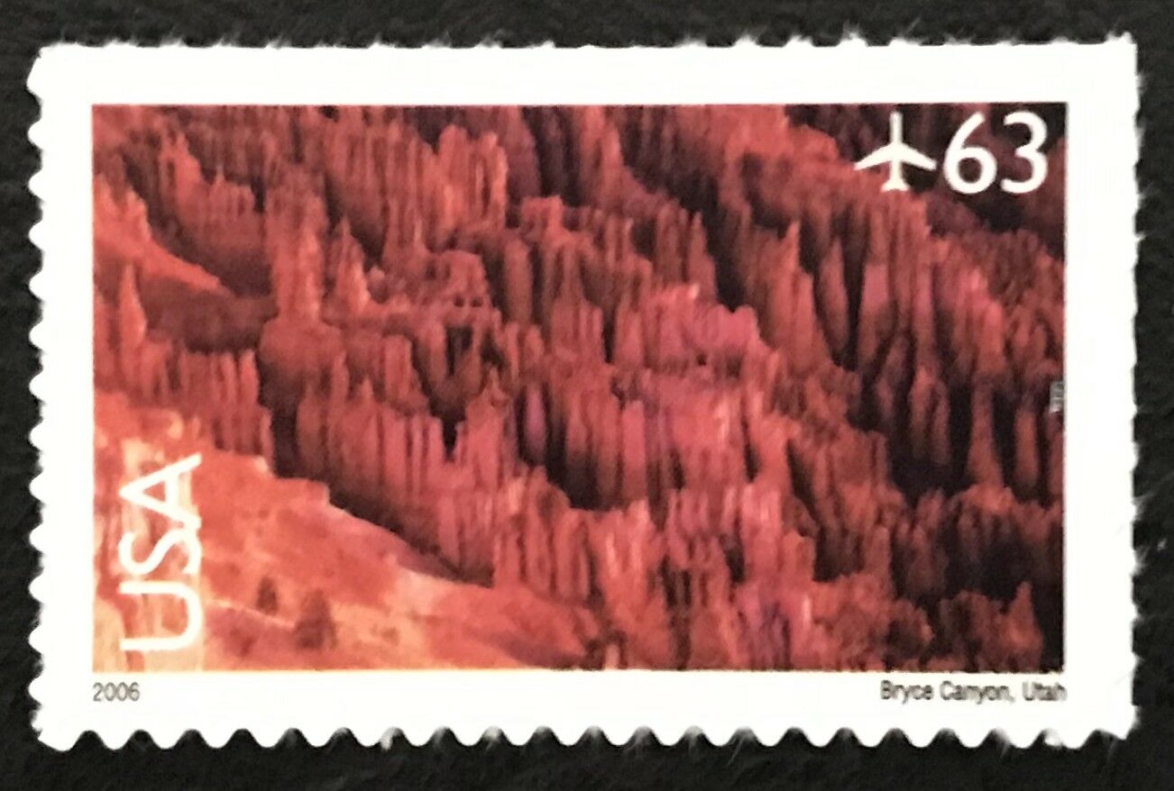 2006 Bryce Canyon National Park, Utah Single 63c Postage Stamp - Scott C139 - DM168a