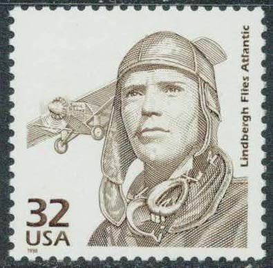 Charles Lindbergh Crosses The Atlantic Single 32c Postage Stamp - Scott 3184m - MNH,OG
