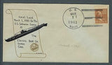 VEGAS - 1941 Submarine USS Grunion Keel Laid Spader Cover Groton - FJ196