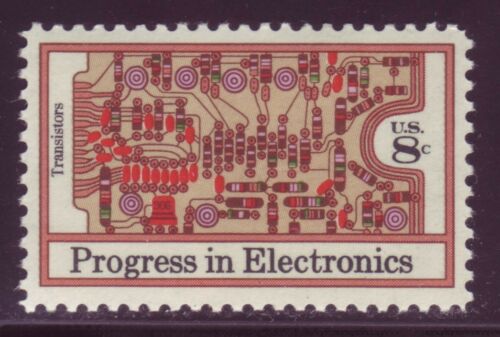 1973 Progress In Electronics Single 8c Postage Stamp - Scott 1501 - MNH, OG - CX561