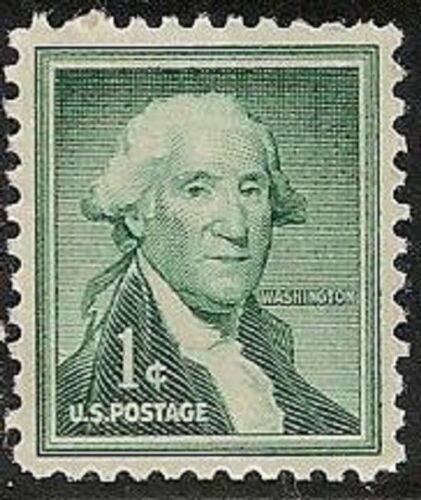 1954-68 - George Washington Single 1c Postage Stamp - Scott 1031 - MNH, OG - CX565