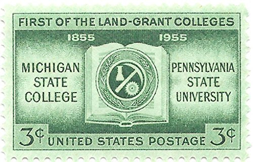 1955 Land Grant Colleges Penn State Single 3c Postage Stamp - Scott 1065 - MNH,OG