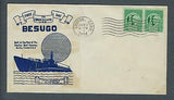 VEGAS - 1944 Submarine USS Besugo Commission Spader Cover - Groton - FJ106